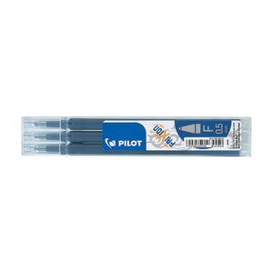 Pilot FriXion Ball Refill 0.5mm Blue Black Pack of 3