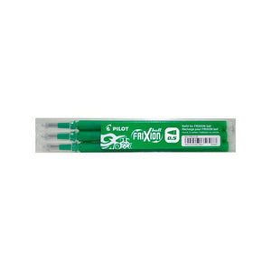 Pilot FriXion Ball Refill 0.5mm Green Pack of 3