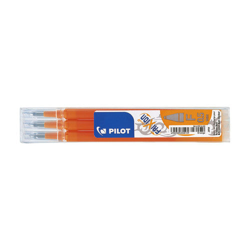 Pilot FriXion Ball Refill 0.5mm Orange Pack of 3