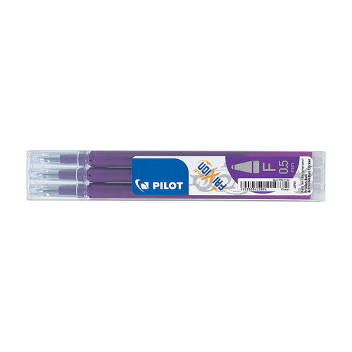 Pilot FriXion Ball Refill 0.5mm Violet Pack of 3