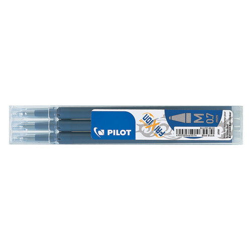 Pilot FriXion Ball Refill 0.7mm Blue Black Pack of 3