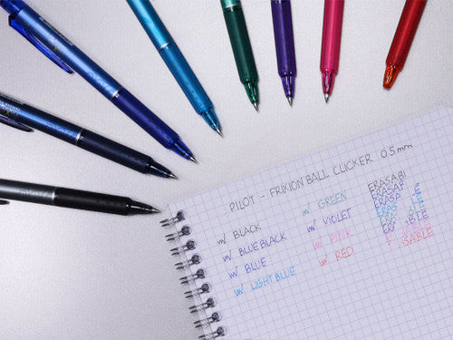Pilot FriXion Clicker Erasable Retractable Gel Pen Extra Fine Blue Black Box of 12 – view 2