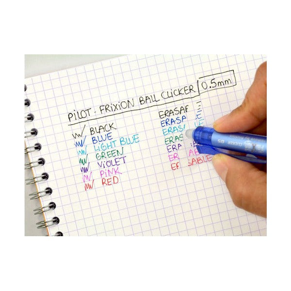 Pilot FriXion Clicker Erasable Retractable Gel Pen Extra Fine Green Box of 12 – view 5