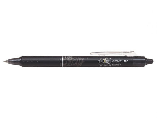 Pilot FriXion Clicker Erasable Retractable Gel Pen Fine Black Box of 12 – view 2