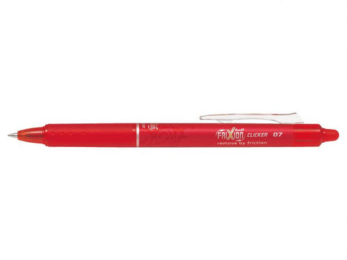 Pilot FriXion Clicker Erasable Retractable Gel Pen Fine Red Box of 12 – view 2