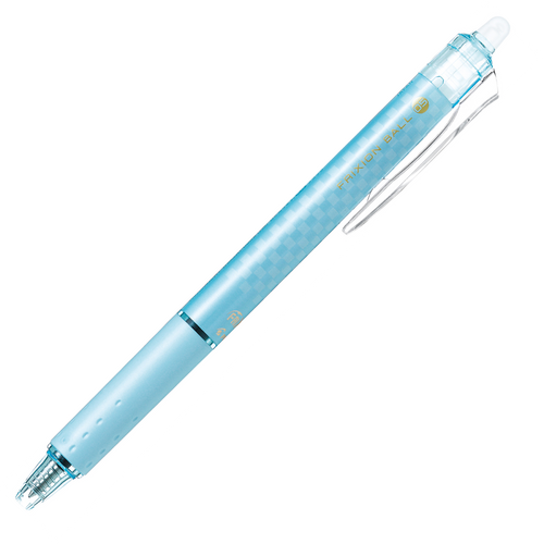 Pilot FriXion Clicker Limited Edition Erasable Gel Pen 0.5mm Light Blue Barrel Box of 10