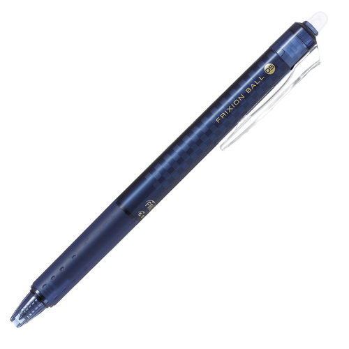 Pilot FriXion Clicker Limited Edition Erasable Gel Pen 0.5mm Navy Barrel Box of 10