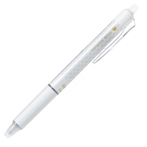Pilot FriXion Clicker Limited Edition Erasable Gel Pen 0.5mm White Barrel Box of 10