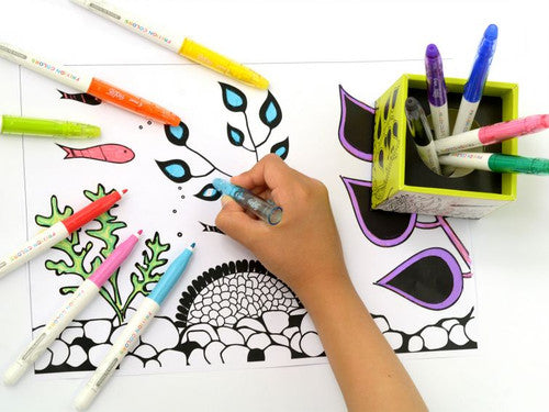 Pilot FriXion Colours Erasable Marker 2.5mm Assorted Wallet of 6 – view 5