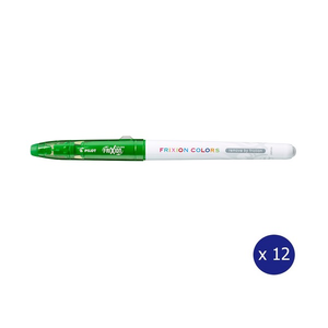 Pilot FriXion Colours Erasable Marker 2.5mm Green Box of 12