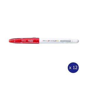 Pilot FriXion Colours Erasable Marker 2.5mm Red Box of 12