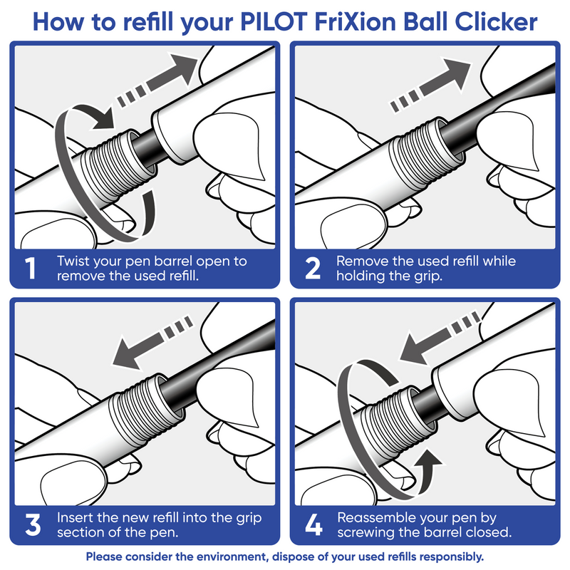 PILOT FriXion Design Series Pink Erasable Retractable Gel Extra Fine Black Box of 10 – view 2