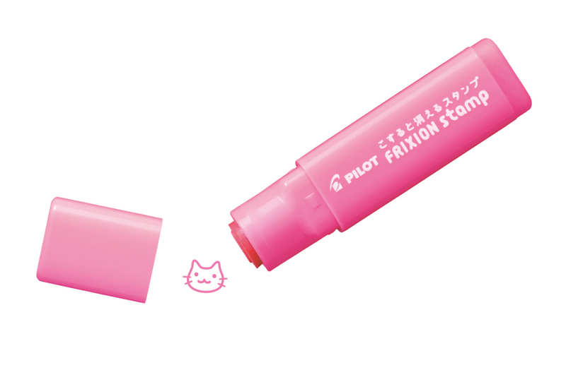 PILOT FriXion Erasable Stamp Cat Pink Box of 5