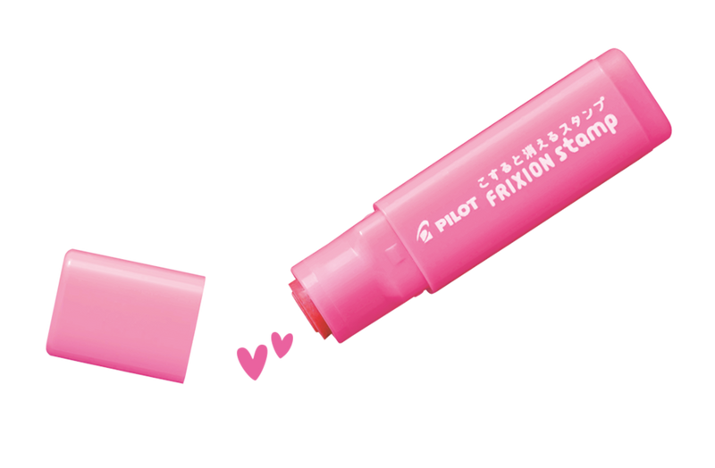 PILOT FriXion Erasable Stamp Paw Pink Box of 5
