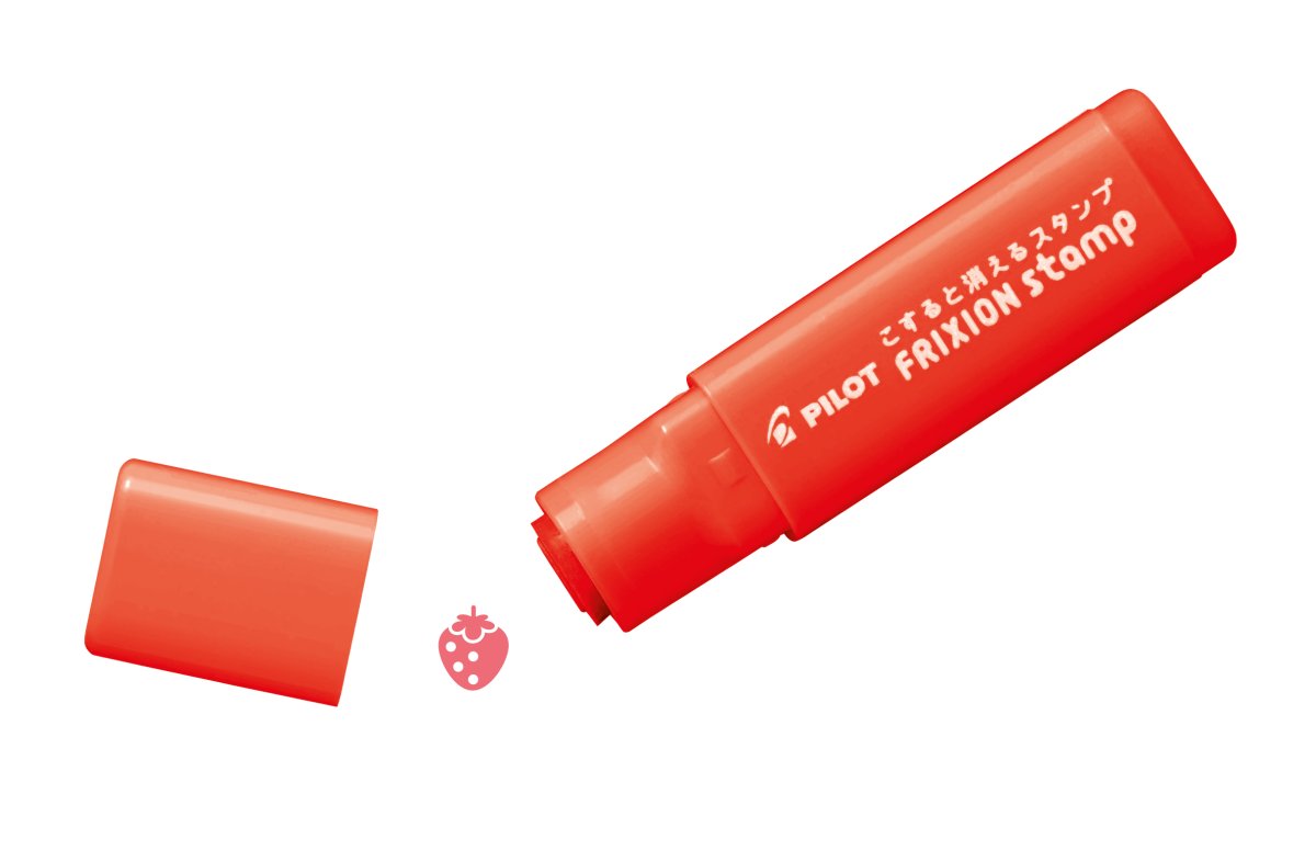 PILOT FriXion Erasable Stamp Strawberry Red Box of 5