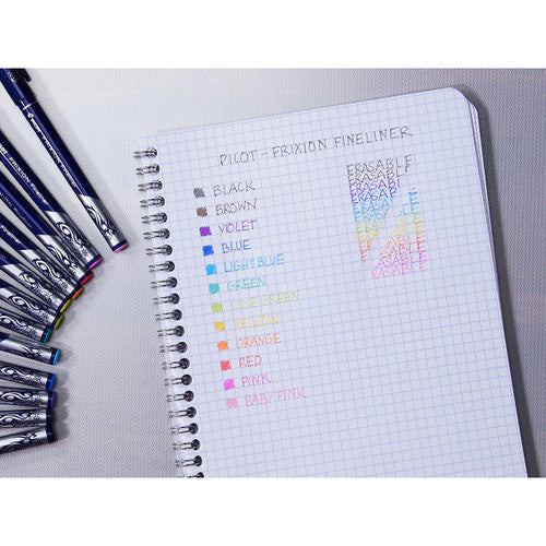 Pilot FriXion Fineliner Pen Blue Box of 10 – view 2