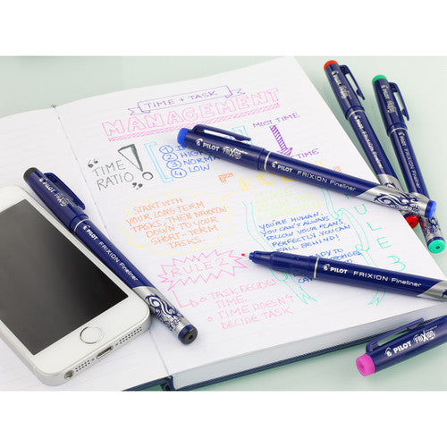 Pilot FriXion Fineliner Pen Blue Box of 10 – view 7