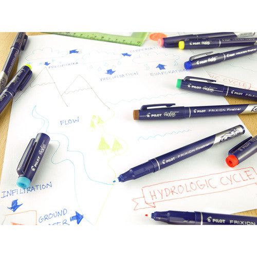 Pilot FriXion Fineliner Pen Blue Box of 10 – view 8