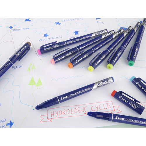 Pilot FriXion Fineliner Pen Blue Box of 10 – view 9