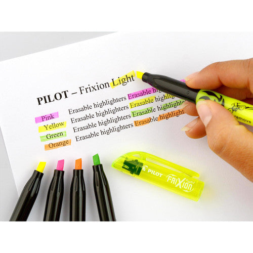 Pilot FriXion Light Erasable Highlighter Chisel Tip Assorted Wallet of 3 – view 5