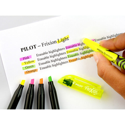 Pilot FriXion Light Erasable Highlighter Chisel Tip Assorted Wallet of 3 – view 6