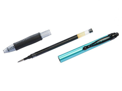 Pilot G-2 Penstylus Gel Pen 0.7mm Light Blue Barrel Black Ink Box of 12 – view 4