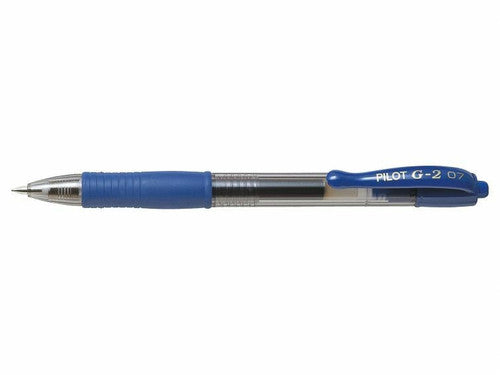 Pilot G-2 Retractable Gel Pen 0.7mm Blue Box of 12 – view 2