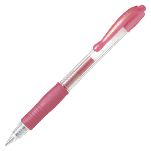 Pilot G-2 Retractable Gel Pen 0.7mm Metallic Pink Box of 12 – view 2