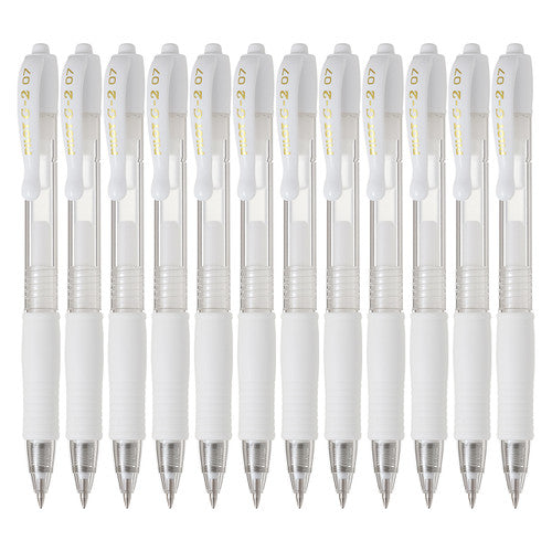 Pilot G-2 Retractable Gel Pen 0.7mm Pastel White Box of 12