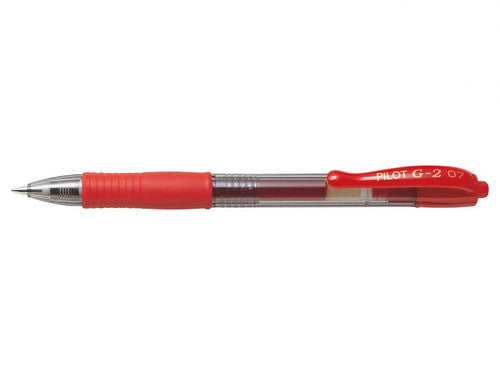 Pilot G-2 Retractable Gel Pen 0.7mm Red Box of 12 – view 2
