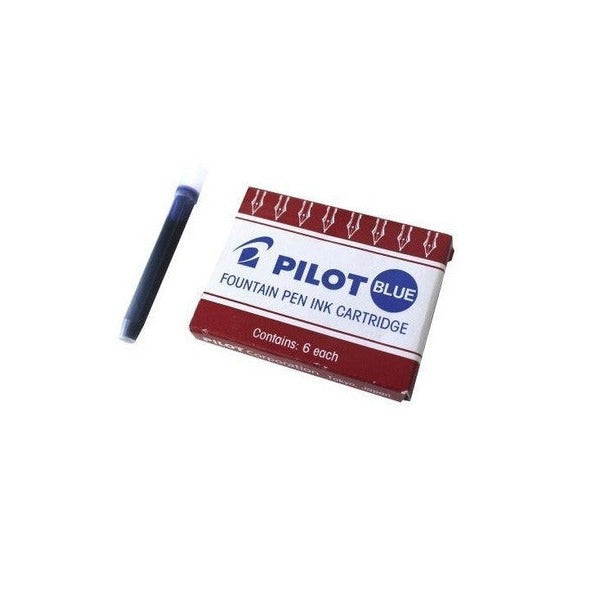 Pilot IC-50 Fountain Pen Refill Cartridge Blue Pack of 6