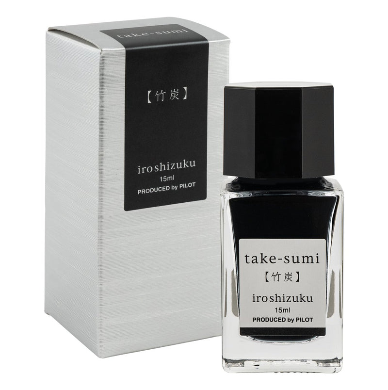 PILOT Iroshizuku 15ml Bottle Bamboo Charcoal (Take-sumi)