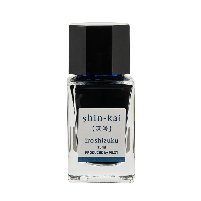 PILOT Iroshizuku 15ml Bottle Deep Sea (Shin-kai) – view 2