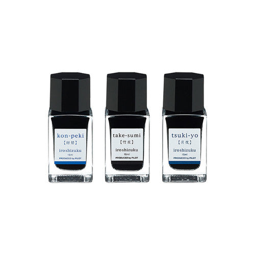 Pilot Iroshizuku Ink 15ml Bottle Winter Colours Set of 3