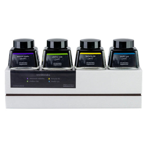 Pilot Iroshizuku Ink 30ml Bottle Midnight (Ma-Yo) Set of 4 Limited Edition