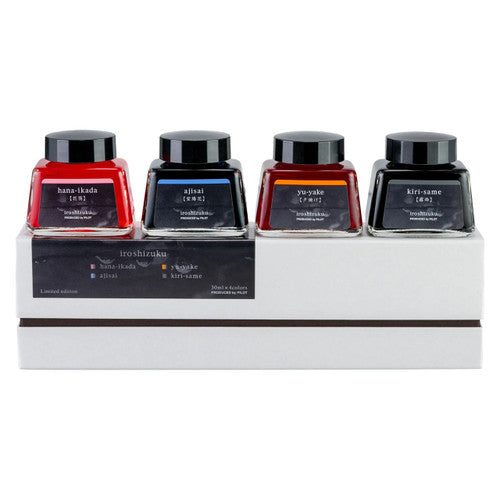 Pilot Iroshizuku Ink 30ml Bottle Twilight (Yu-Gure) Set of 4 Limited Edition