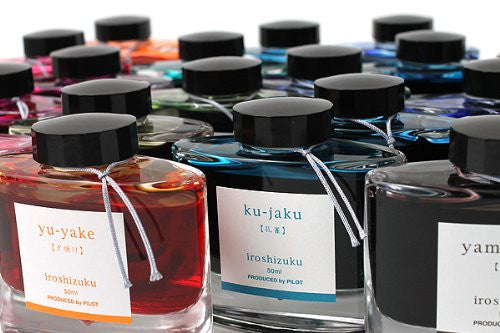 Pilot Iroshizuku Ink 50ml Bottle Bamboo Charcoal (Take-Sumi) – view 3