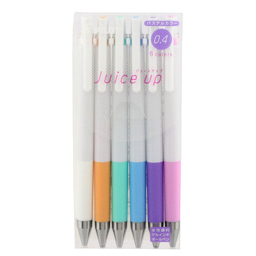Pilot Juice Up Gel Pen 0.4mm Assorted Pastel Wallet of 6