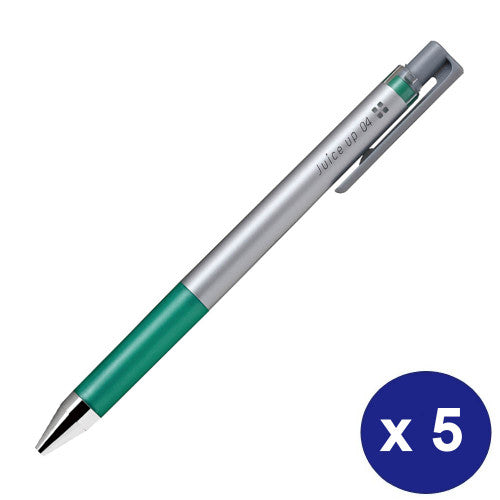 Pilot Juice Up Gel Pen 0.4mm Metallic Green Box of 5