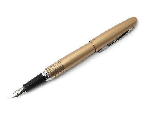 Pilot MR1 Classic Fountain Pen Gold Barrel Medium Nib
