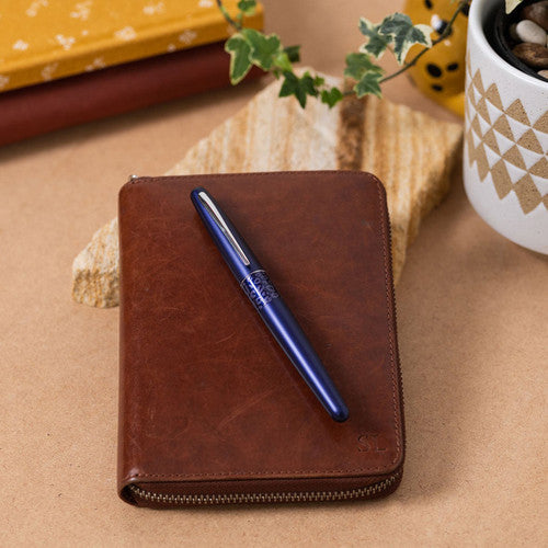 Pilot MR2 Fountain Pen Deep Purple Leopard Barrel Fine Nib – view 3