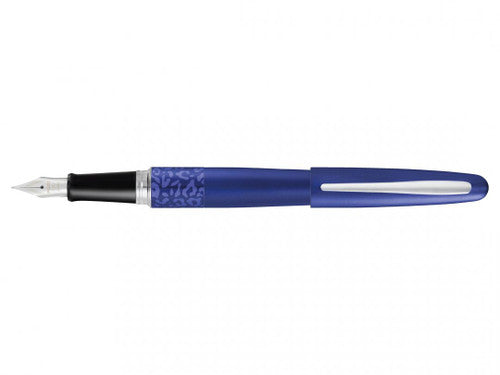 Pilot MR2 Fountain Pen Deep Purple Leopard Barrel Medium Nib