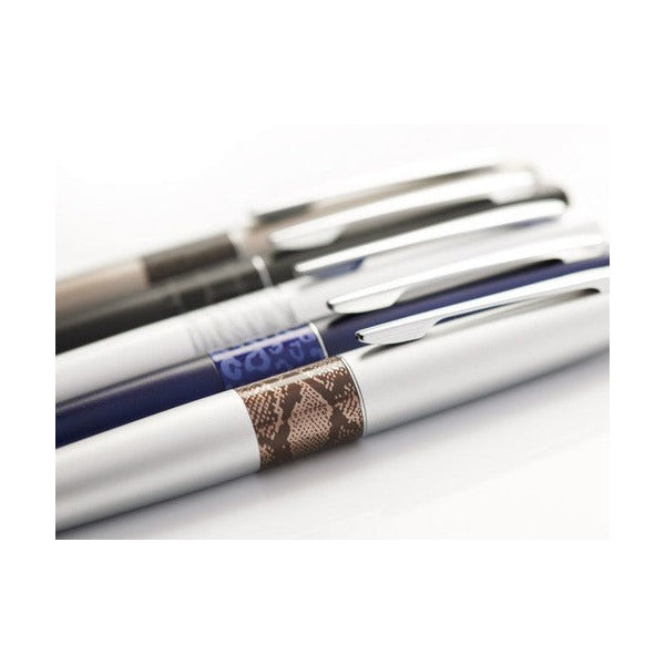 Pilot MR2 Premium Ballpoint Pen Medium Black Crocodile Barrel Black Ink – view 5