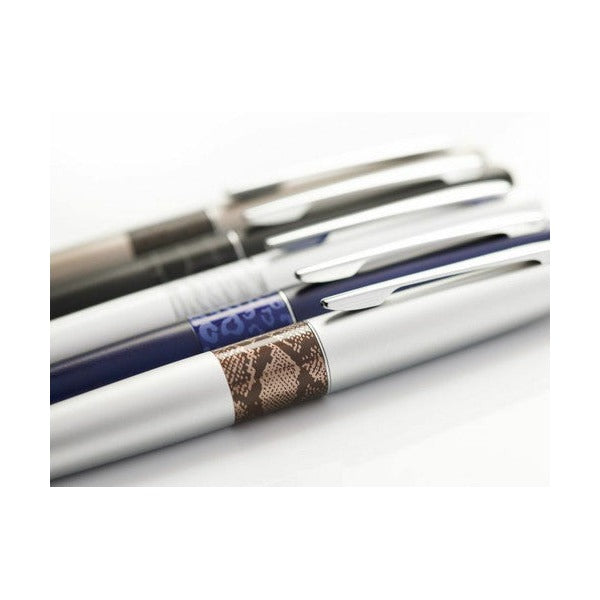 Pilot MR2 Premium Ballpoint Pen Medium Deep Purple Leopard Barrel Black Ink – view 5