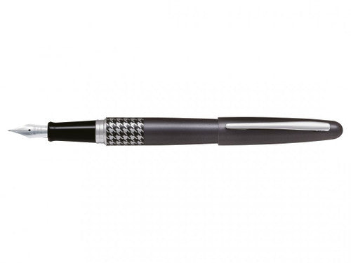 Pilot MR3 Retro Pop Fountain Pen Grey Houndstooth Barrel Medium Nib
