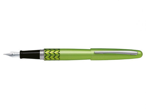 Pilot MR3 Retro Pop Fountain Pen Light Green Marble Barrel Medium Nib