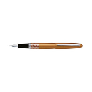 Pilot MR3 Retro Pop Fountain Pen Orange Flower Barrel Fine Nib