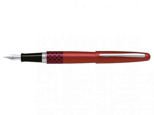 Pilot MR3 Retro Pop Fountain Pen Red Wave Barrel Medium Nib