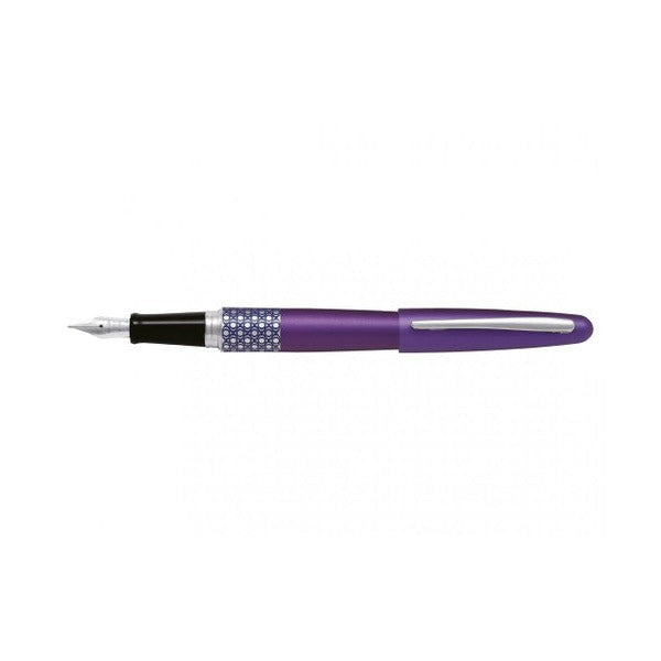 Pilot MR3 Retro Pop Fountain Pen Violet Ellipse Barrel Medium Nib