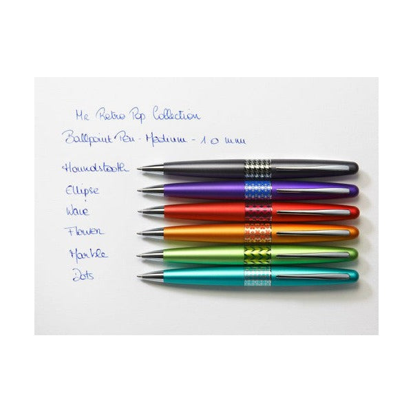 Pilot MR3 Retro Pop Premium Ballpoint Pen Medium Violet Ellipse Black Ink – view 5